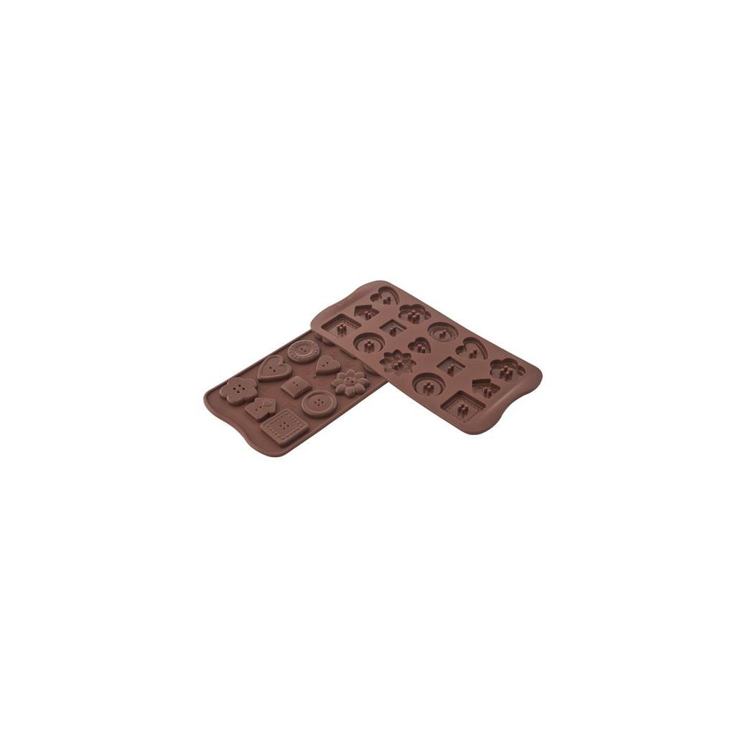 Silikomart forma na čokoládu Choco Buttons  /O--22.129.77.0065