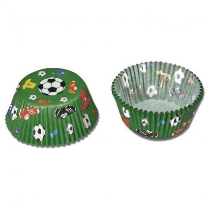 Papírový košíček - mini, fotbal, 50 ks - Stadter  | Cukrářské potřeby