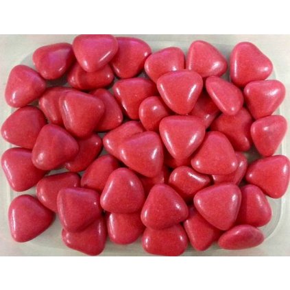 Čokoládová srdíčka červená (50 g) /D_AMO013