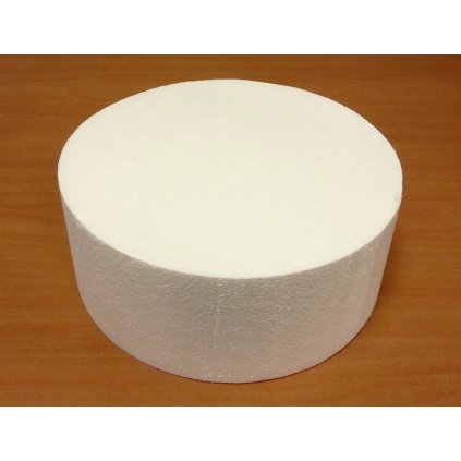 Polystyrenová maketa kruh 8 cm (výška 10 cm) /D_4967