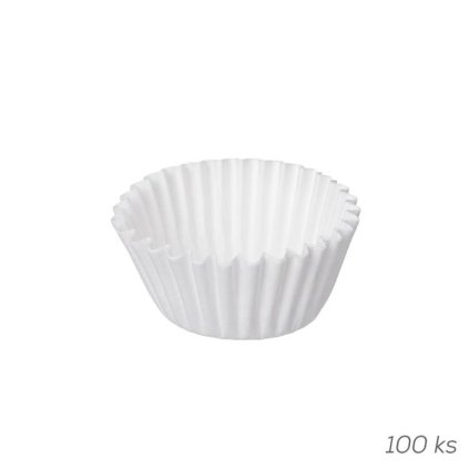 Orion košíčky na muffiny bílé pr. dna 3,1 cm (100 ks) ♡