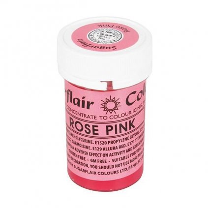 Gelová barva Sugarflair (25 g) Rose Pink /D_A147