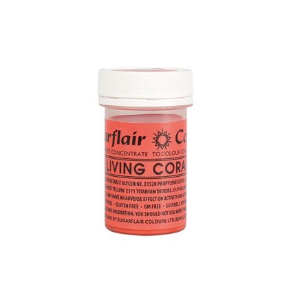 Gelová barva antique living coral 25g - Sugarflair  | Skvělé pro Váš domácí dort