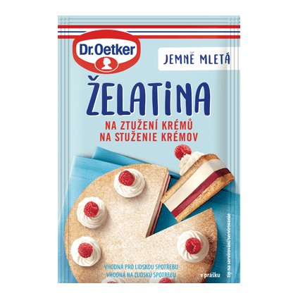 Cukrářská želatina čirá pro ztužení krému 20 g