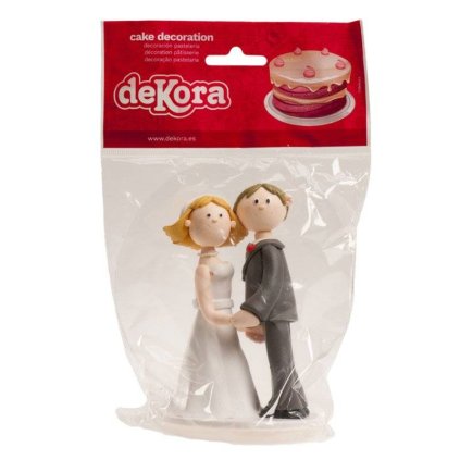 Svatební figurka na dort 14cm - Dekora  | Cukrářské potřeby