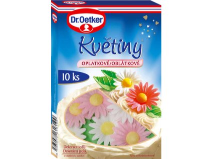 Dr. Oetker Květiny oplatkové (4 g) /D_DO0068