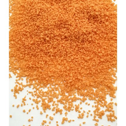 Aromatizovaný cukrový posyp (oranžový, pomeranč) 110 g/dóza