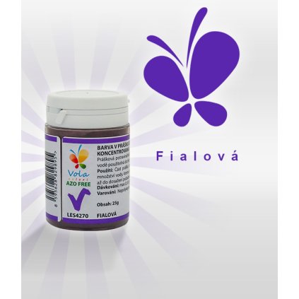Barva v prášku extra koncentrovaná AF (fialová)  25 g/kelímek