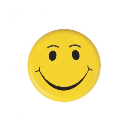 Čokoládový smajlíci Happy pr.3cm (žluto-černí)  378 ks/bal (820g)