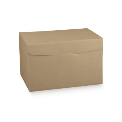 Krabička dárková 200x200x180mm (havana)  1 ks/krabička