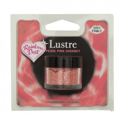 RD  Edible Lustre - Prachová perleťová - Pearl Pink Sherbet - růžová 3g /12851