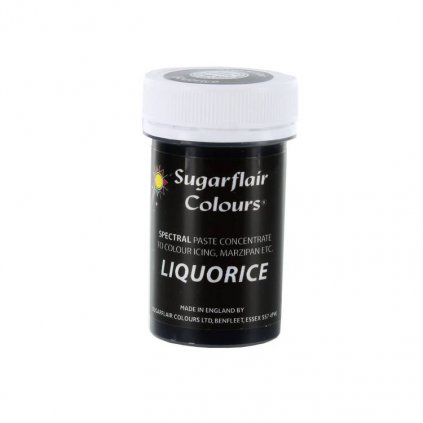 Gelová barva Sugarflair (25 g) Liquorice /D_855