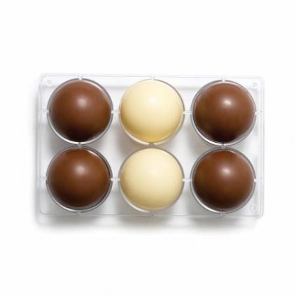 Forma na čokoládu koule průměr 7,5cm - Decora  | Cukrářské potřeby