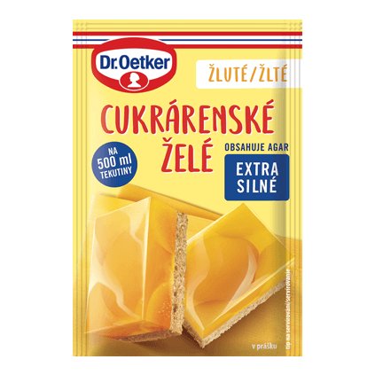 Cukrářské želé žluté 10 g