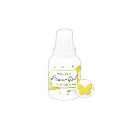 Food Colours gelová barva PowerGel Sunshine Glow 20 g ♡