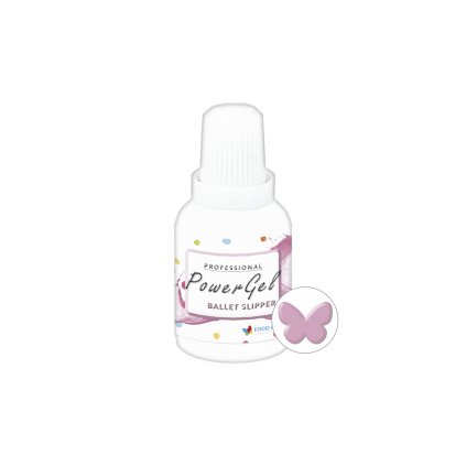 Food Colours gelová barva PowerGel Ballet Slipper 20 g ♡