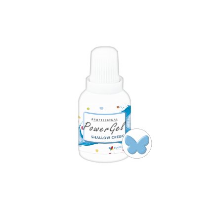 Food Colours gelová barva PowerGel Shallow Creek 20 g ♡