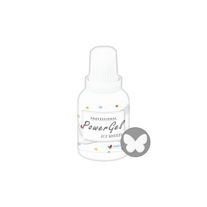 Food Colours gelová barva PowerGel Icy Breeze Bez E171 20 g ♡