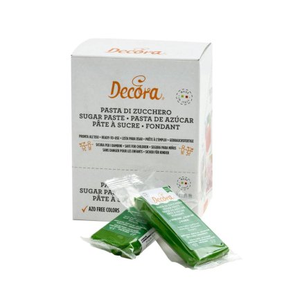 Extra tvrdá - Potahovací hmota 100g zelená - Decora  | Skvělé pro Váš domácí dort