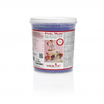 Modelovací hmota fialová 1 kg - Saracino  | Skvělé pro Váš domácí dort
