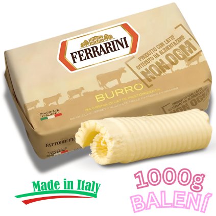 Máslo PRO CUKRÁŘE | Italské 83% máslo na pečení 1000 g