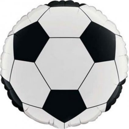 Foliový balonek fotbalový míč 45 cm - Nebalený  /BP