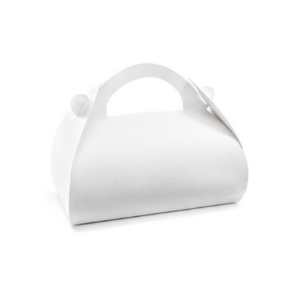 Svatební krabička na výslužku 10ks 16x8.5x9.5cm - PartyDeco  | Cukrářské potřeby