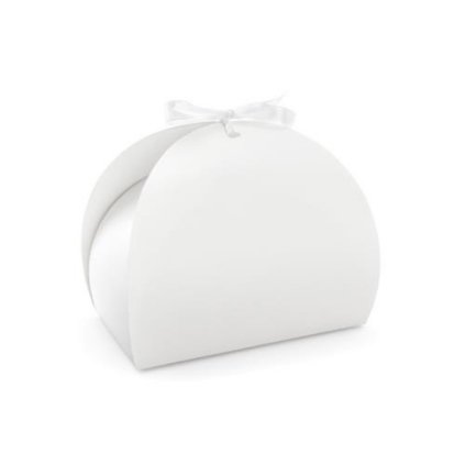 Svatební krabička na výslužku 10ks 16,5x14x9,5cm - PartyDeco  | Cukrářské potřeby