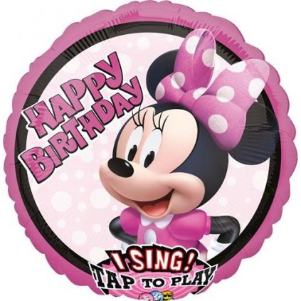 Foliový zpívající balonek Minnie Mouse 71 cm  /BP
