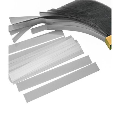 Dortové pásky průhledné 0,08mm (5x24cm řezané) 1000 ks/bal