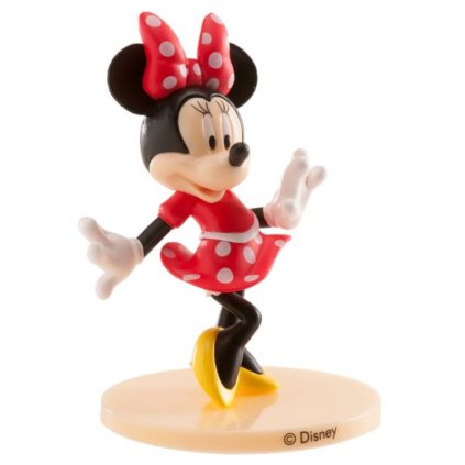 Dekora nejedlá dekorace Minnie Mouse červená /D_347174