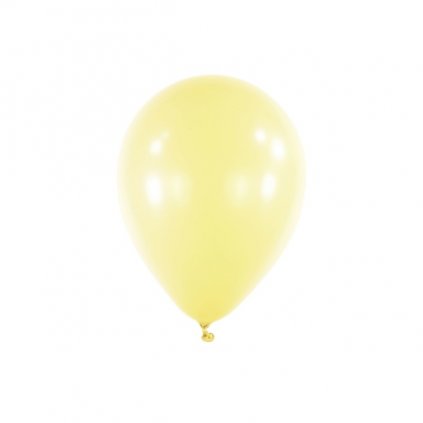Balonek Macaron Lemon 13 cm, D27 - Makrónkový žlutý, 100 ks  /BP