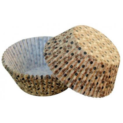 Alvarak košíčky na muffiny Béžové s puntíky (50 ks)
