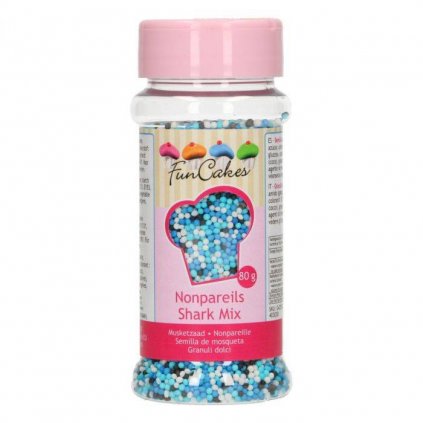 Cukrové perličky modro bílé 80g - FunCakes  | Skvělé pro Váš domácí dort