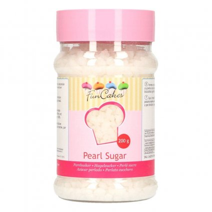 Dekorační perlový cukr 200g 4 - 6 mm - FunCakes  | Skvělé pro Váš domácí dort
