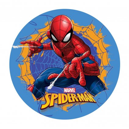 Jedlý papír Spiderman v pavučině 20cm - Dekora  | Skvělé pro Váš domácí dort