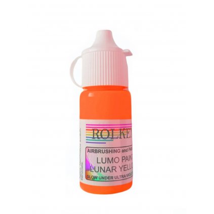 Neonová fluorescenční gelová barva 15ml ARC chrome - Rolkem  /O--