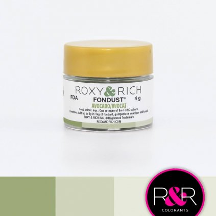 Prachová barva 4g avokádová - Roxy and Rich  | Skvělé pro Váš domácí dort