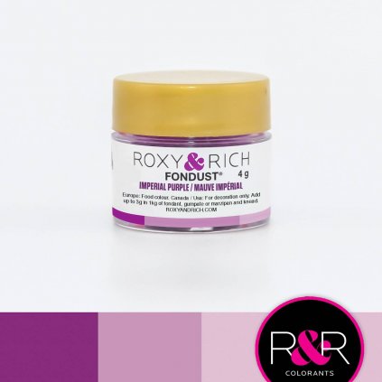 Prachová barva 4g Imperial fialová - Roxy and Rich  | Skvělé pro Váš domácí dort