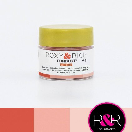 Prachová barva 4g terakota - Roxy and Rich  | Skvělé pro Váš domácí dort