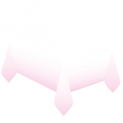 Papírový ubrus Ombre růžový 120 x 180 cm  /BP