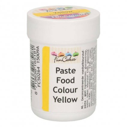 Gelová barva žlutá 30g - FunCakes  | Skvělé pro Váš domácí dort