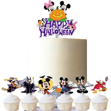 Zápich do dortu Mickey Halloween - Cakesicq  | Skvělé pro Váš domácí dort