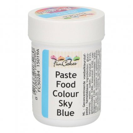Gelová barva nebesky modrá 30g - FunCakes  | Skvělé pro Váš domácí dort