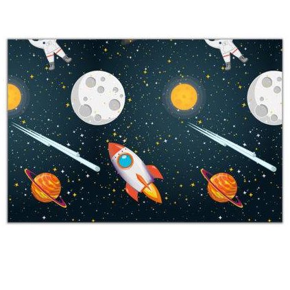 Ubrus na stůl 180x120cm Vesmír - Procos  | Cukrářské potřeby