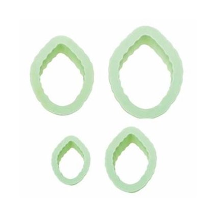 Plastová vykrajovátka - Lístky růže 4ks - Decora