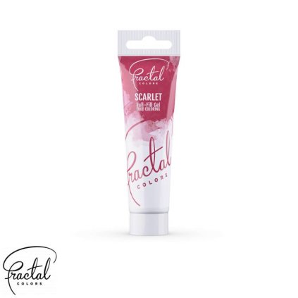 Gelová barva Fractal - Scarlet (30 g) ♡