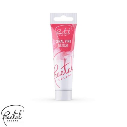 Gelová barva Fractal - Coral Pink (30 g) ♡