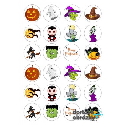 HALLOWEEN (Zvolte PODKLAD FONDÁNOVÝ DECORLIST ✴️)