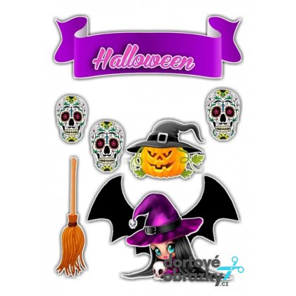 HALLOWEEN (Zvolte PODKLAD FONDÁNOVÝ DECORLIST ✴️)